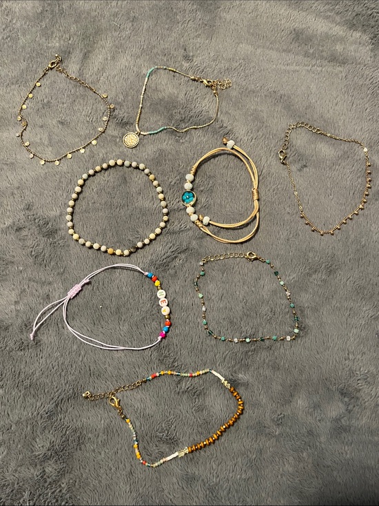 Buckle Jewelry - Anklet jewelry set bundle of 8